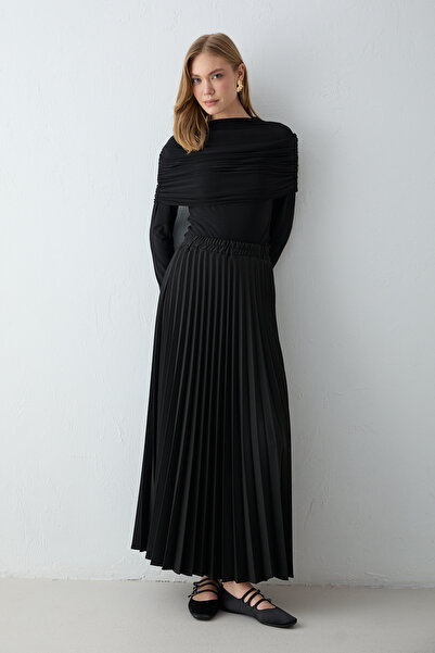 Melike Tatar Pleated Skirt 32-9001-2