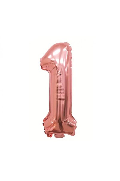 Avaleea Foil BalloonNumber 181 cmFor Air or HeliumRose Gold