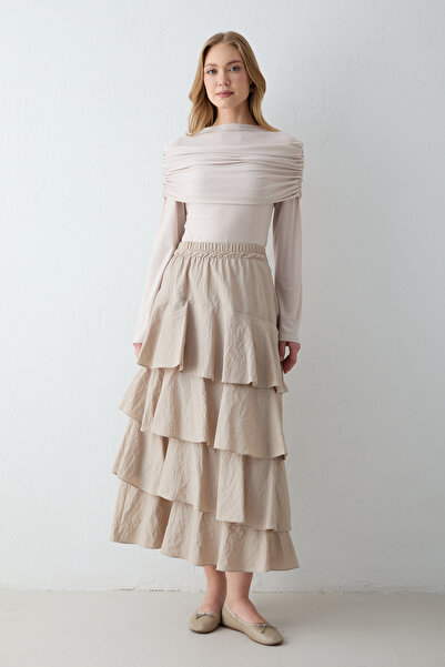 Melike Tatar Layered Skirt 32-2617