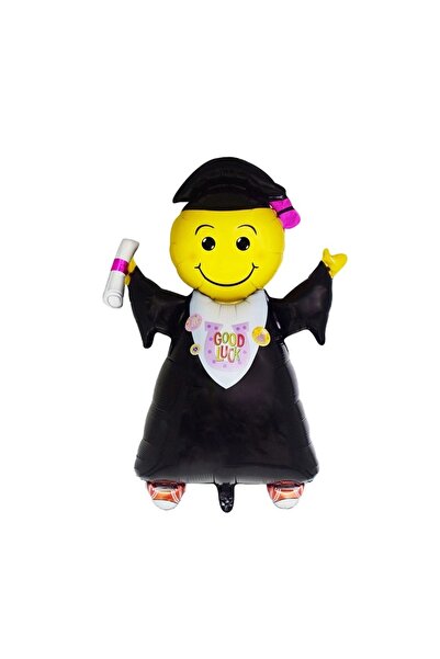 Avaleea Balon din Folie Metalizata, Figurina Absolvent, Tema Absolvire, 91x62...