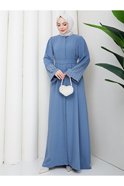 MY QILAM Ženska hidžab odjeća, abaja, duga haljina sa izvezenim i elegantnim ...