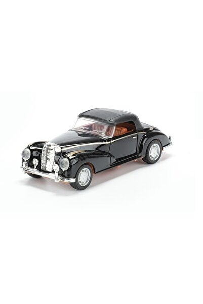 Toi-Toys Macheta metalica clasica pull back, 12 cm, Negru,