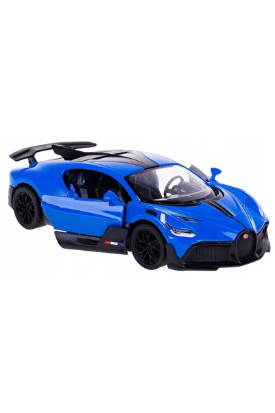 Kinsmart Macheta metalica Bugatti Divo 1:34 Kinsmart, Albastru, 12 cm