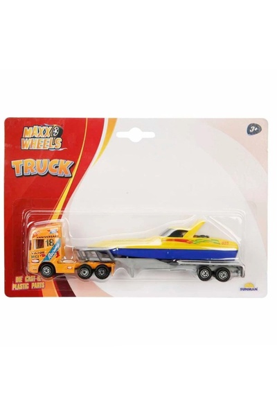 Noriel Set transportator cu barca, Maxx Wheels