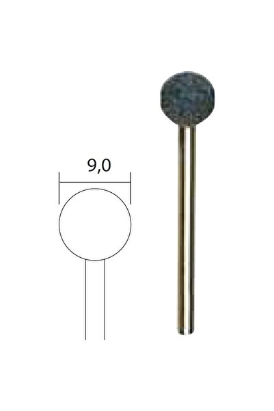 Proxxon Micromot Set Spherical Biaxial, Corundum 9.00mm