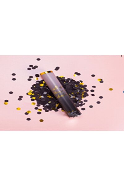 Avaleea Party Confetti, Black with Gold, Length 30 cm