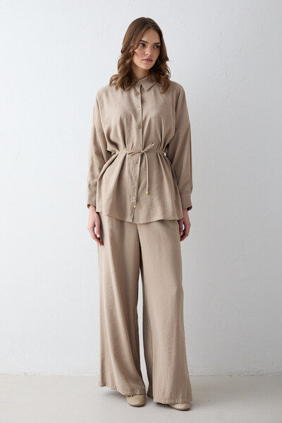 Melike Tatar Modal Sets with Shirts 32-2704