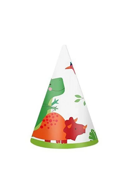 Avaleea Set of 6 Dinosaur HelmetsParty AccessoriesBirthday Theme19x15 cmMulti...