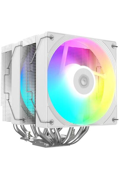 ID-COOLİNG CPU Air Cooler Frozn A620 Pro SE ARGB Dual 120mm 300-2000RPM White