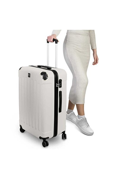 Berlinger Haus 3 Piece Suitcase Set Swiss Hufeisen SF5003 | Cream & Gold