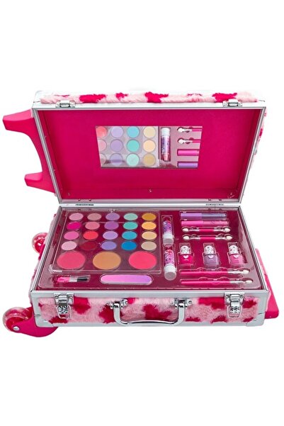 Create It Set troler cosmetice pentru fetite Create It!, plastic si plus, 45 ...