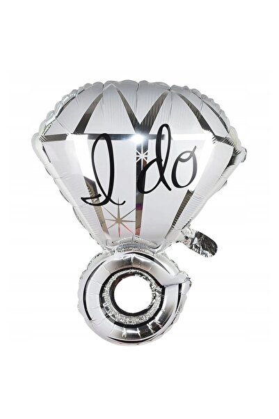 Avaleea Balon din Folie Metalizata, Figurina Inel de Logodna, Model Diamant, ...