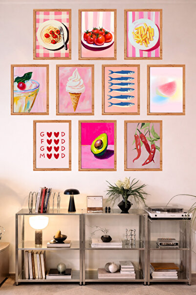 UNT Bucătărie cu aspect de cadru, 10 piese |   Modern |   Set de pictură cu a...