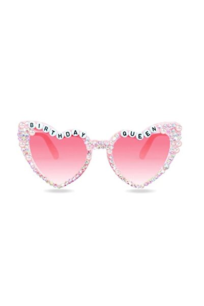 Avaleea Ochelari Decorativi, Model Birthday Queen, cu Perle si Pietre, pentru...