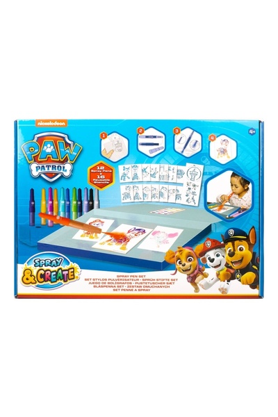 Create It Magic blow pen set16 reusable stencilsaccessoriesPaw Patrol