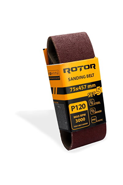 Rotor Curea abrazivă P120 75*457 Set de 5