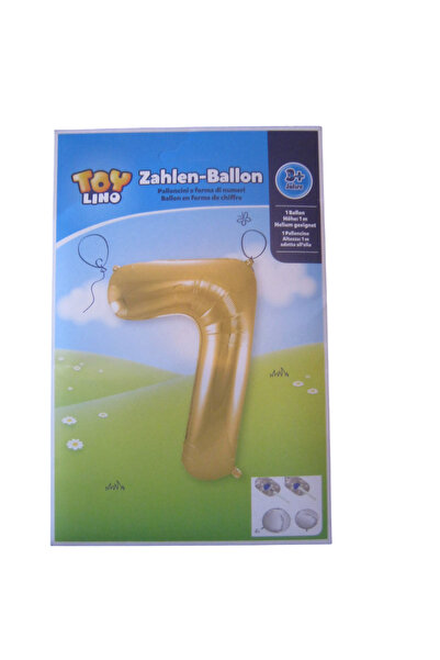 OEM ToyLino number 7 balloon, height 1 m, suitable for helium, 3 years plus, ...
