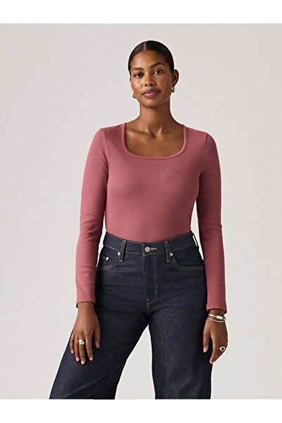 Levi's Essential Kare Yaka Uzun Kollu Bluz
