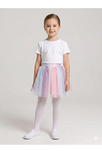 Sibel Günay Butik Girl's Rainbow Sparkly Tutu Skirt |   23 April – 19 May Spe...