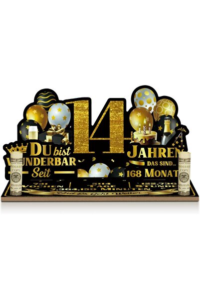 Putuo Decor Επιτραπέζια βάση για 14 χρόνια επετείου - Είσαι υπέροχη εδώ και 1...