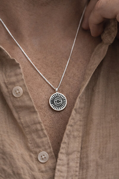 Ricco Jewellery 925 Ayar Gümüş Arcane Eye Gurmet Kolye