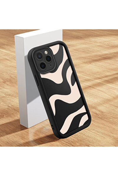 Hontinga iPhone 11 Pro Max Compatible Case Slim Soft Silicone Phone Cover Wav...