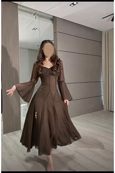 Rwnq Dresses Two-tone tulip dress