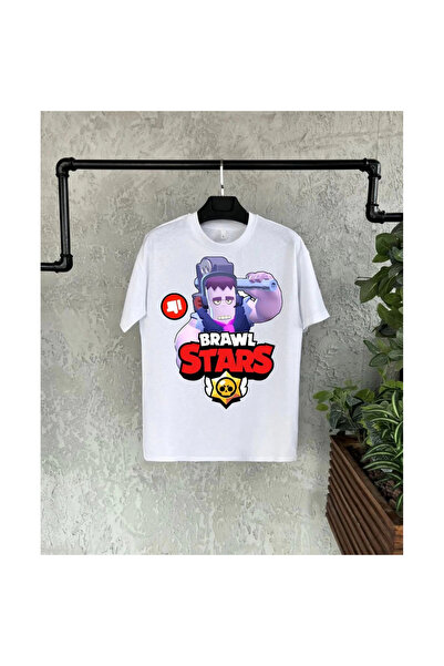 Narnuga تي شيرت للأطفال برقبة دائرية وأكمام قصيرة - أبيض