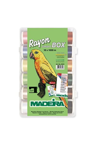 Madeira Smartbox 18 papiote ata de brodat Rayon No.40 8043
