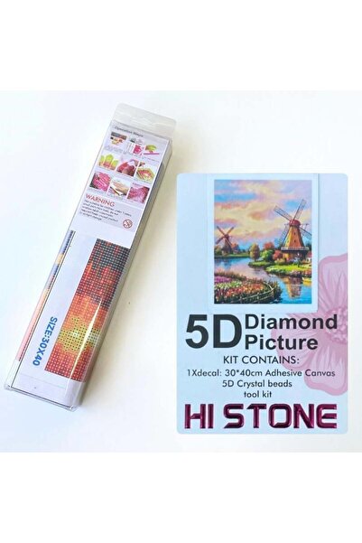 NT Boncuklu Taşlı Pano Çocuklar İçin Mozaik Elmas Goblen Diamond Tablo 30 X 4...
