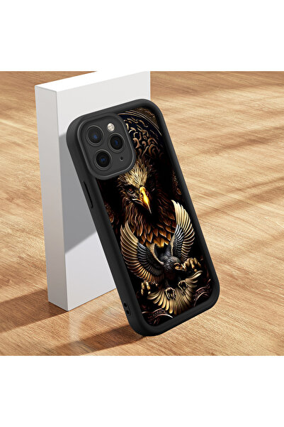 Hontinga iPhone 11 Pro Max Compatible Case Slim Soft Silicone Phone Cover Eag...