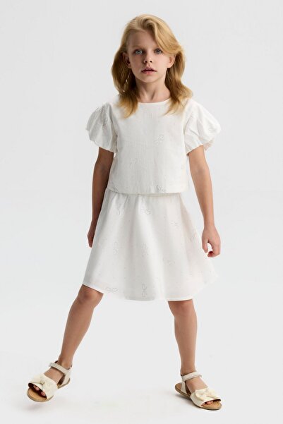 HAUSEkids Σετ για κορίτσια Mila Royal 4-8 ετών - Εκρού