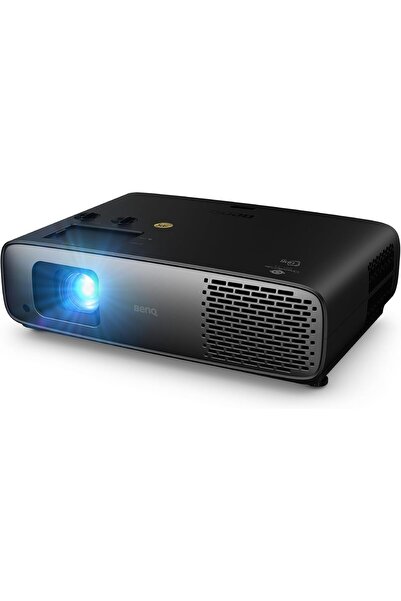 BENQ جهاز عرض سينمائي منزلي W4100i بدقة 4K مع سطوع 3200 لومن وجهاز استقبال تل...