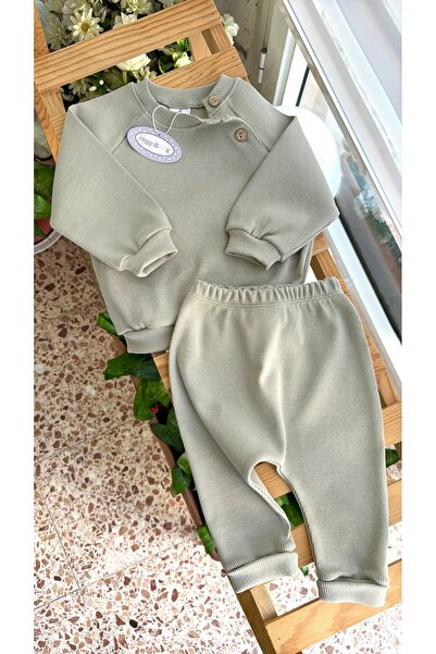 Happy Moon Bebek kıyafetleri hediyelik eşofman ikili takım üst şalvar alt pam...