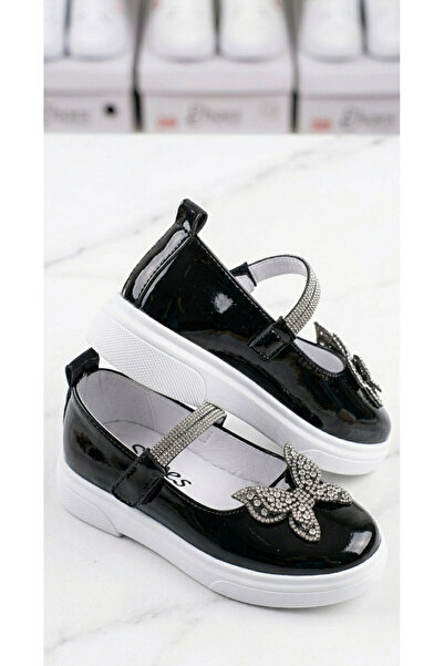 DB Κοριτσίστικη Πέτρινη Ελαφριά Ορθοπεδική Σόλα με Velcro Μπαλαρίνα