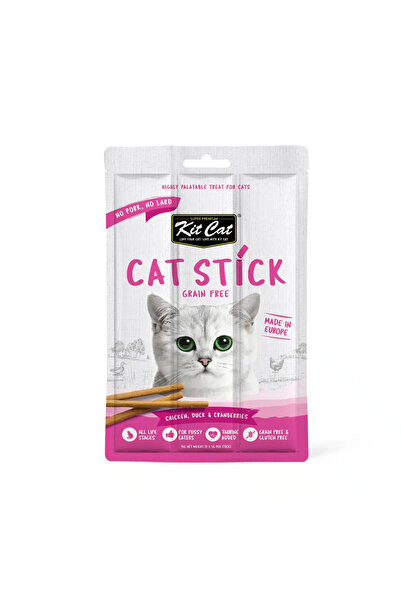 Kit Cat مكافآت "كات ستيك" بالدجاج والبط والكرانبيري (التوت البري) أصابع طرية ...
