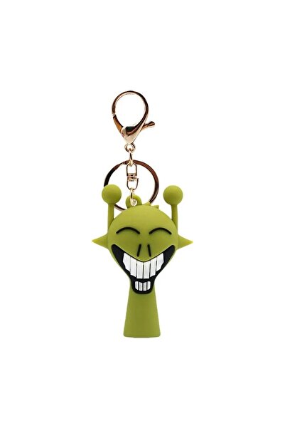 Avaleea Sprunki Keychain Figurineavocado green6cm