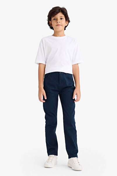 DeFacto Pantalone od gabardina sa ravnim nogavicama za dečake X4224A626SP