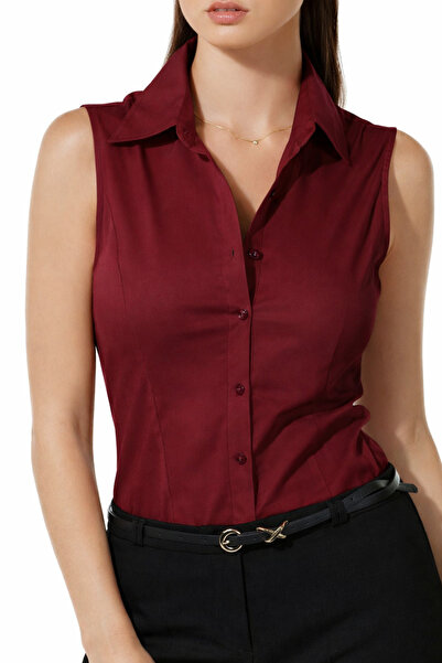 by shirts collection Burgundy Stylish Elegant Shirt