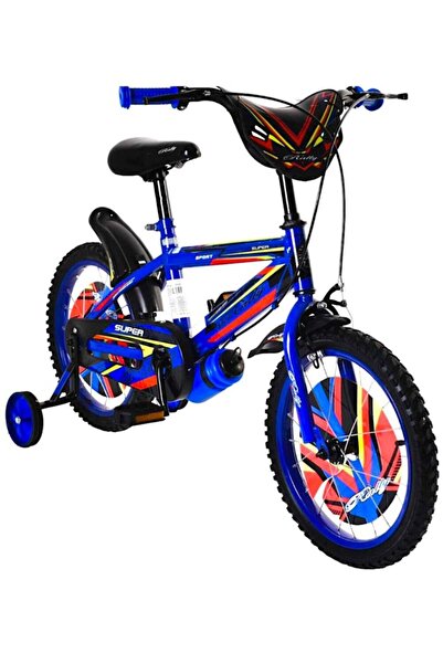 Rally Children's Bicycles for Boys 16 Inch Bike with Training Wheels Age 5 to...