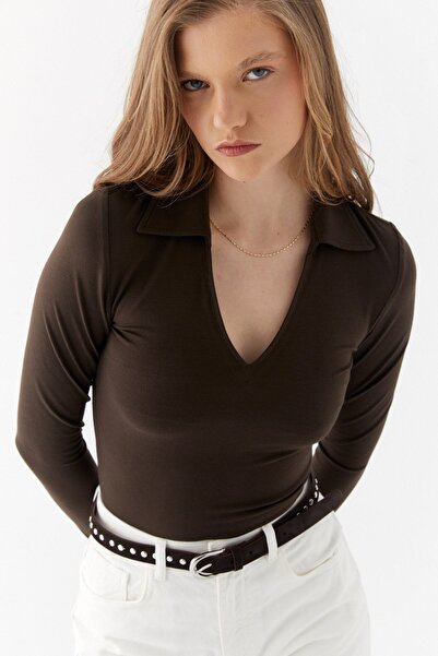 MARKALİSTE Bluză cu guler polo Maro Bitter