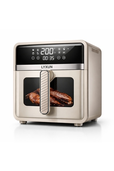 LYXUN ELECTRONICS Lyxun Hot Air Fryer Capacity 6.5L 2000W Airfryer Digital To...