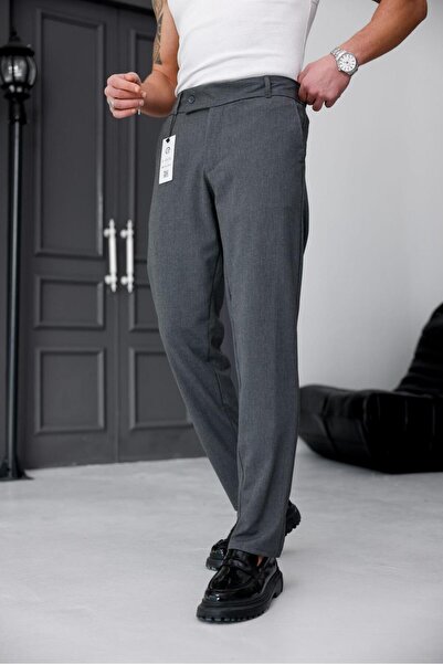 Ser Joven Ανδρικό παντελόνι Smoked Slim Fit Lycra με πλαϊνή τσέπη, ίσιο ύφασμ...