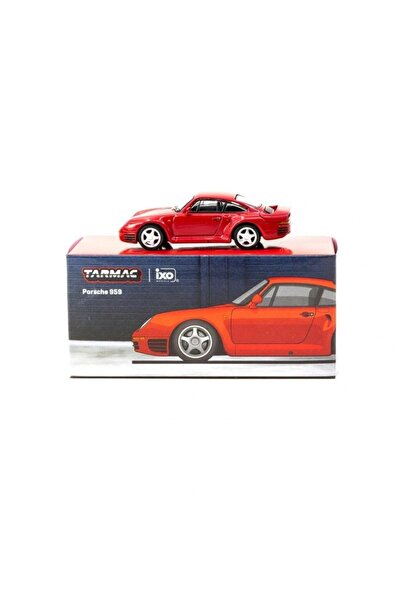 Tarmac Works X Ixo Models Porsche 959 Red 1/64 Model Car