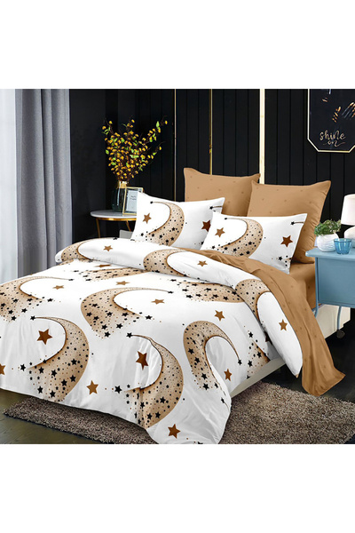 Pucioasa Duvet Cover Set with Stretchy 180x200 for double bed, 6 pieces, SDP ...