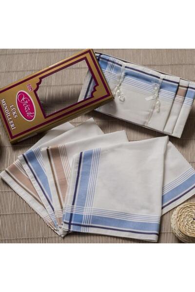 SUNDOKU HOME Șervețele de buzunar din material textil în cutie 40x40 cm – 12 ...