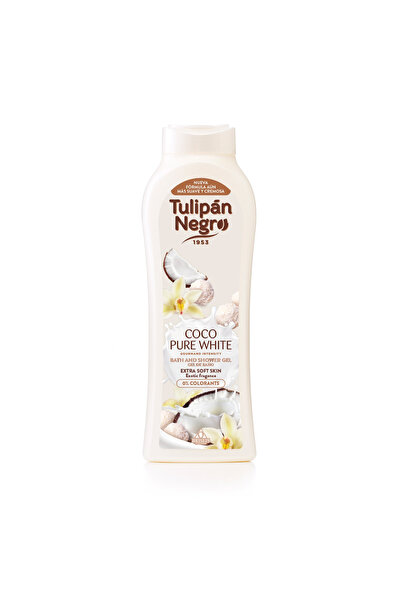 Tulipan Negro Shower & Bath Gel with Coconut, without dyes, for extra velvety...