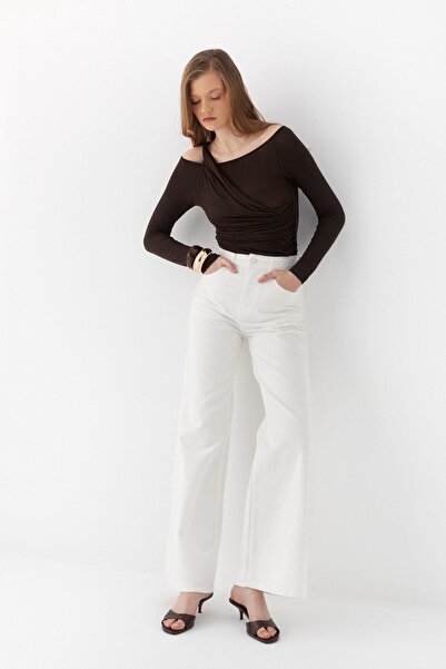 MARKALİSTE Παντελόνι με φαρδιά μπατζάκια Τάστο