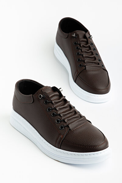 FAYMAZ Men's Brown Poly Ultra Lightweight Stretchy Elastic Daily Guaranteed C...