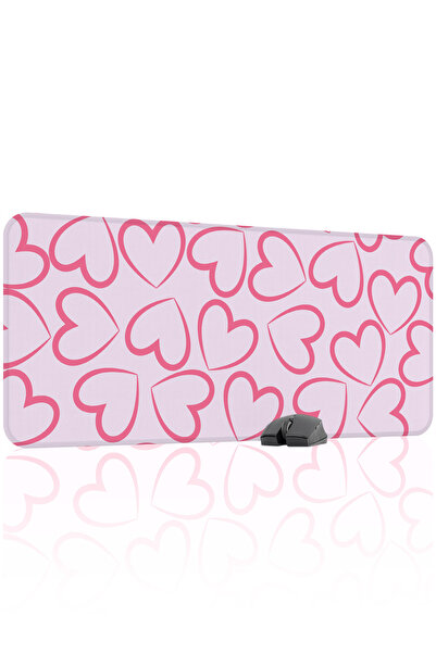 mousepad bastir Hearted antialunecare Stitched Rubber Gaming Mousepad V3 - 90...